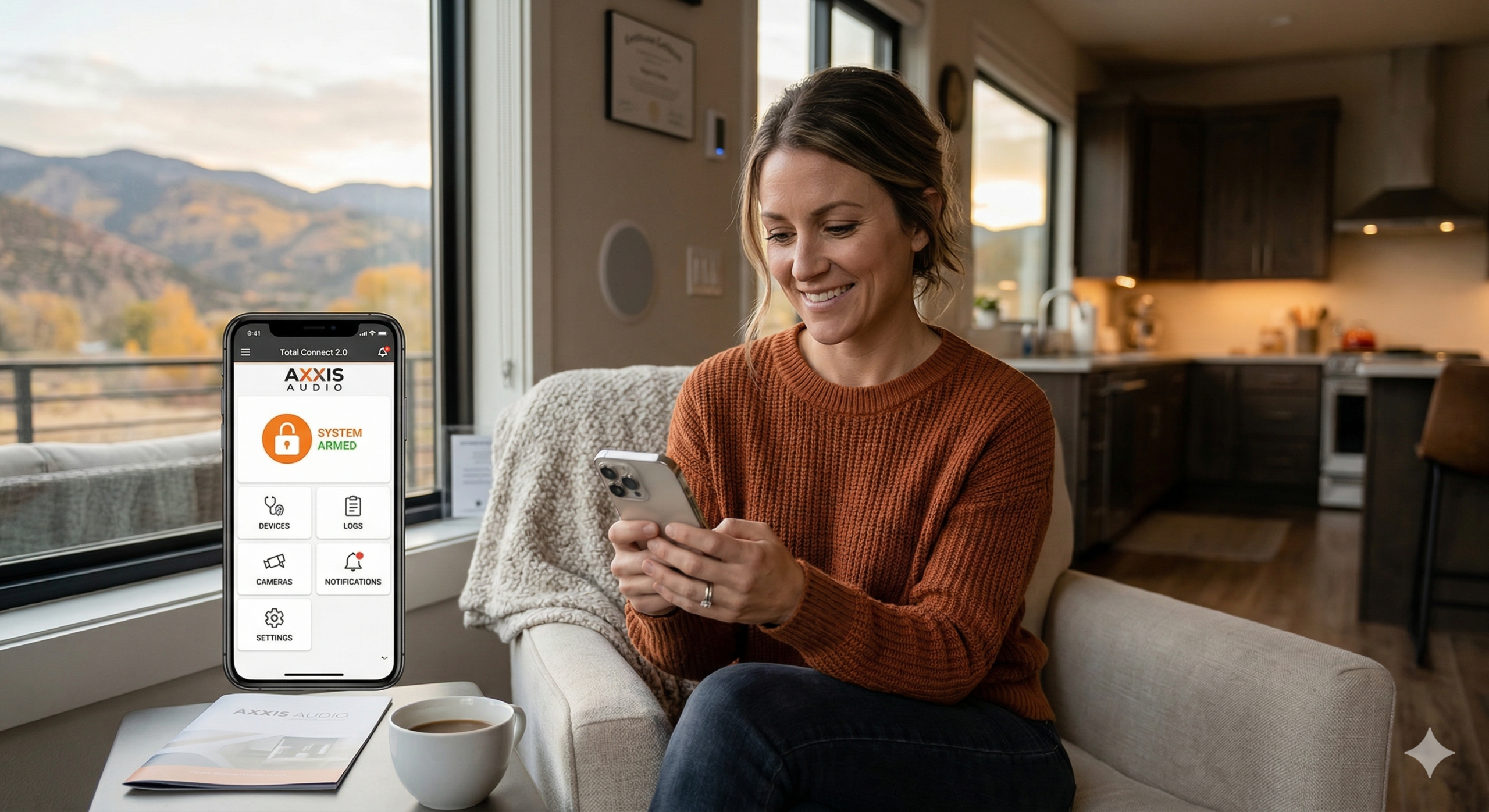 Total Connect 2.0 App Interface on iPhone